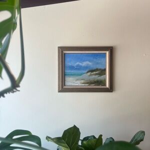 Original Don Ossner Beach Framed Art